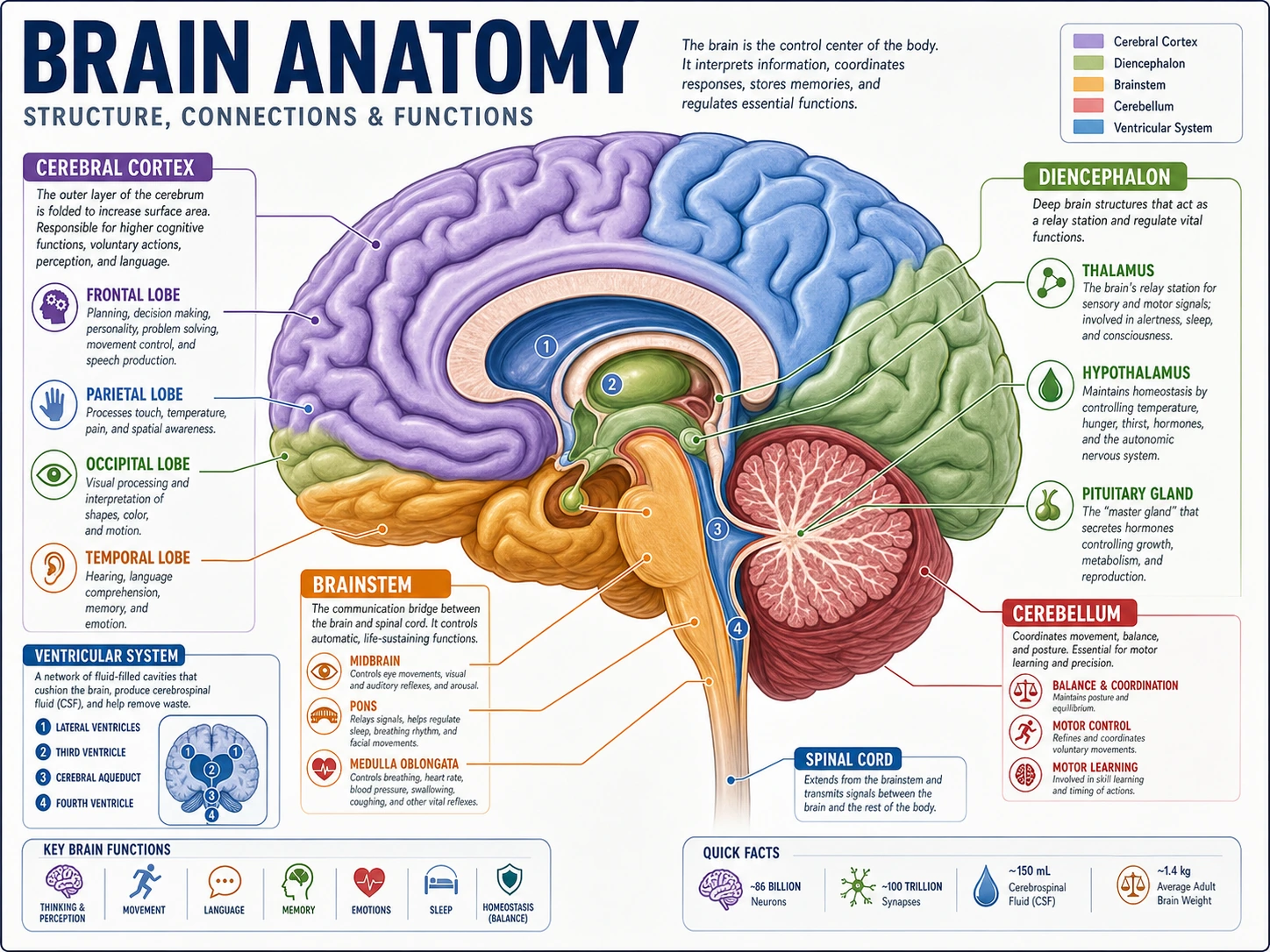 Anatomie du cerveau