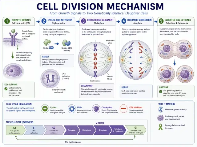 Cell division mitosis phases