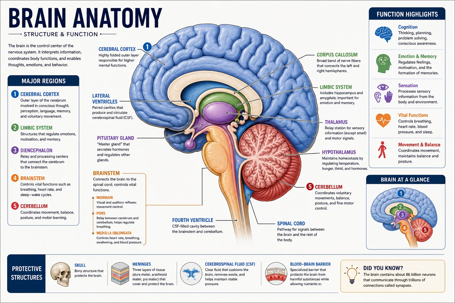 Generatore di diagrammi di anatomia cerebrale
