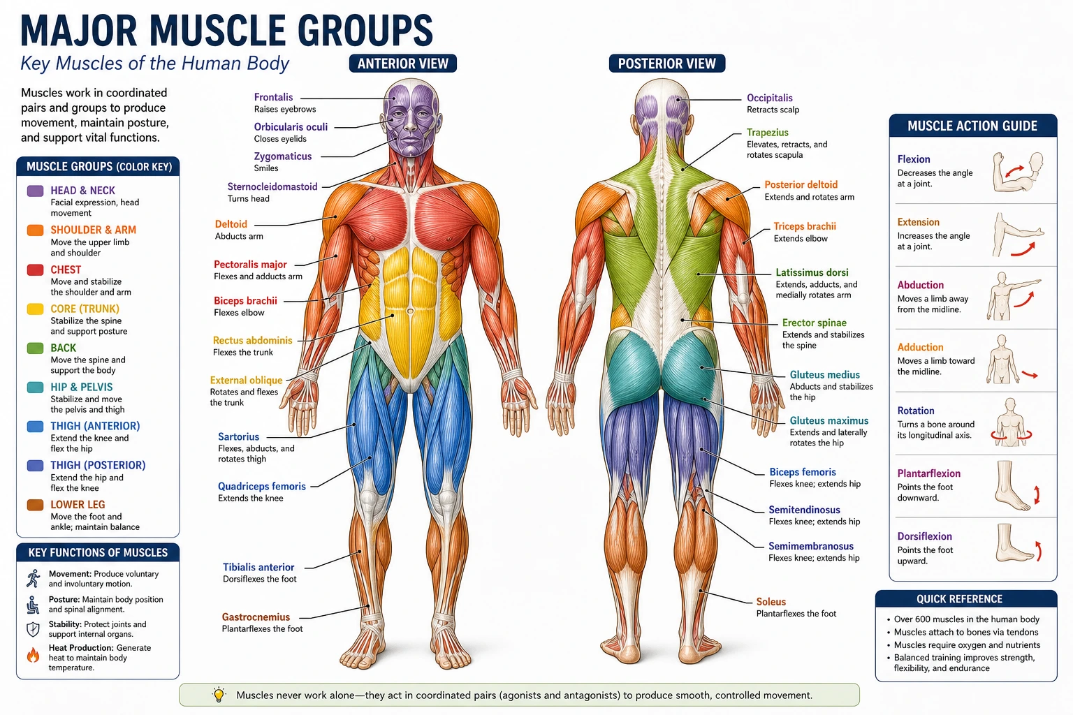 Muscular System Diagram Generator