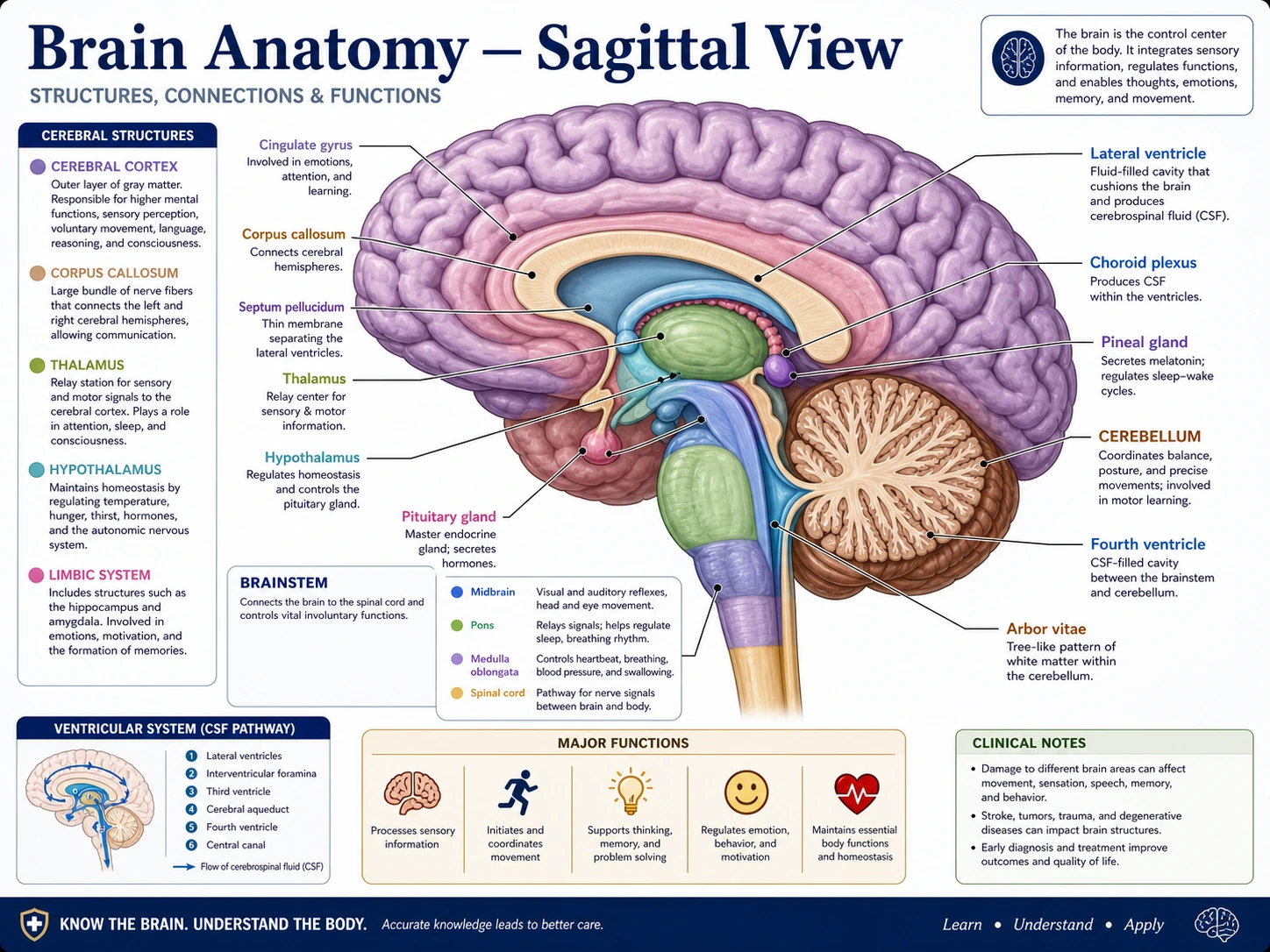 Bozza del diagramma di anatomia del nervo cranico