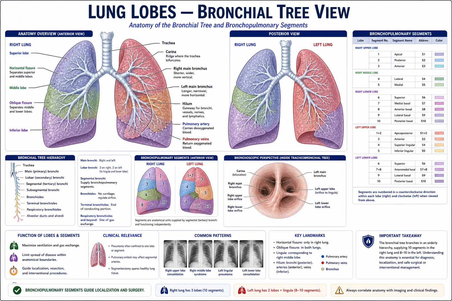 Bronchial tree anatomy draft